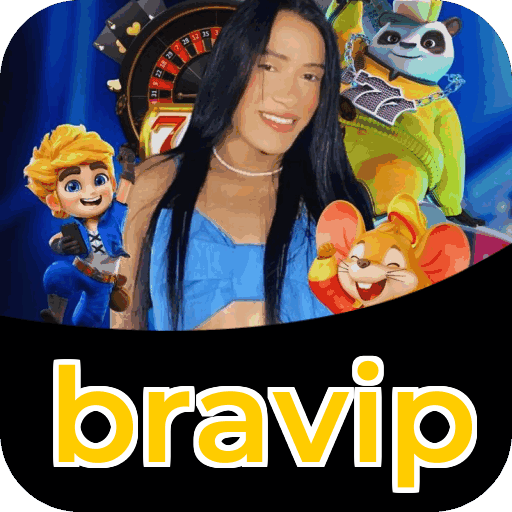 Passo a passo visual mostrando processo de download e instalação do aplicativo bravip